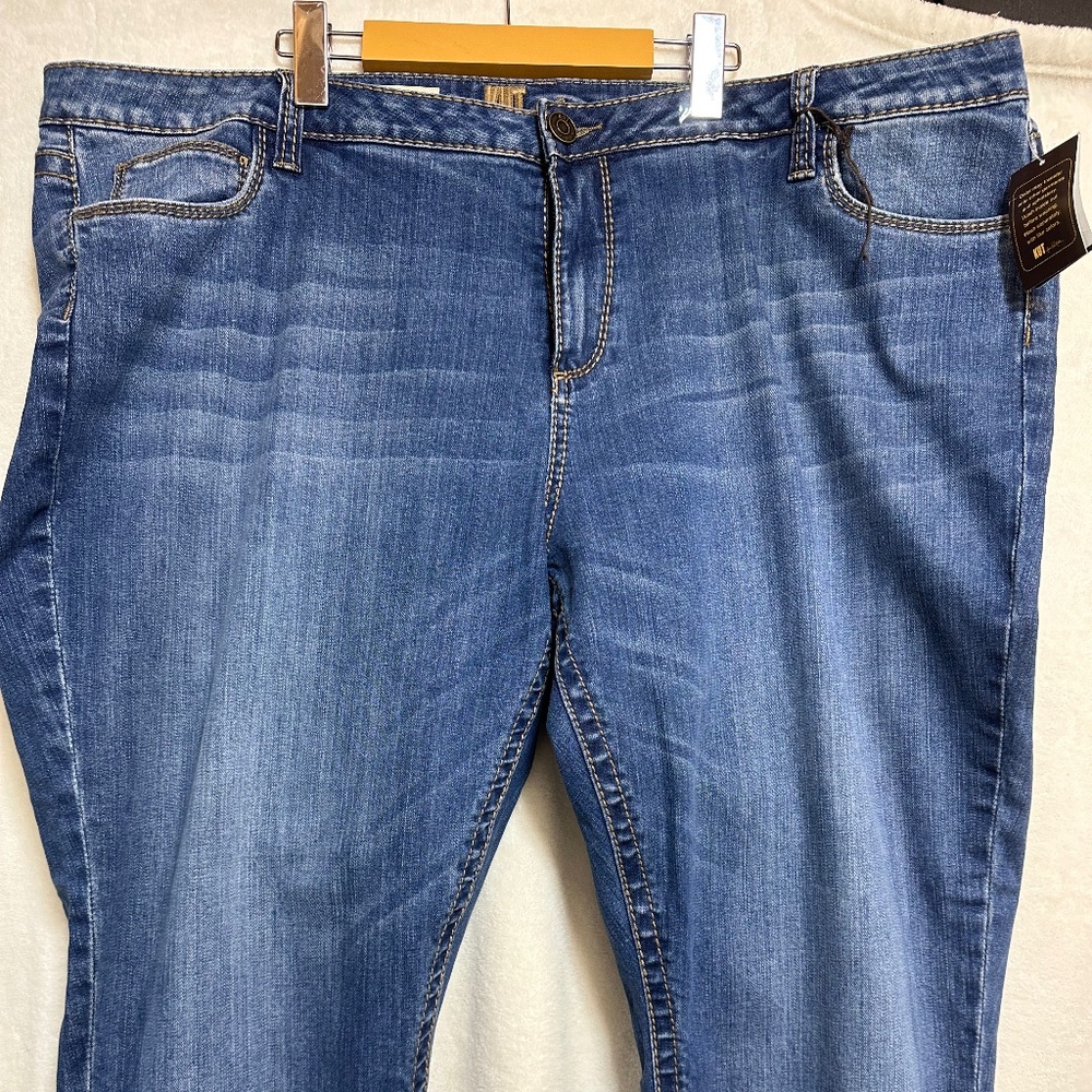 Kut From The Cloth Women's Jeans 24W Blue Emma Ankle Straight Leg NWT